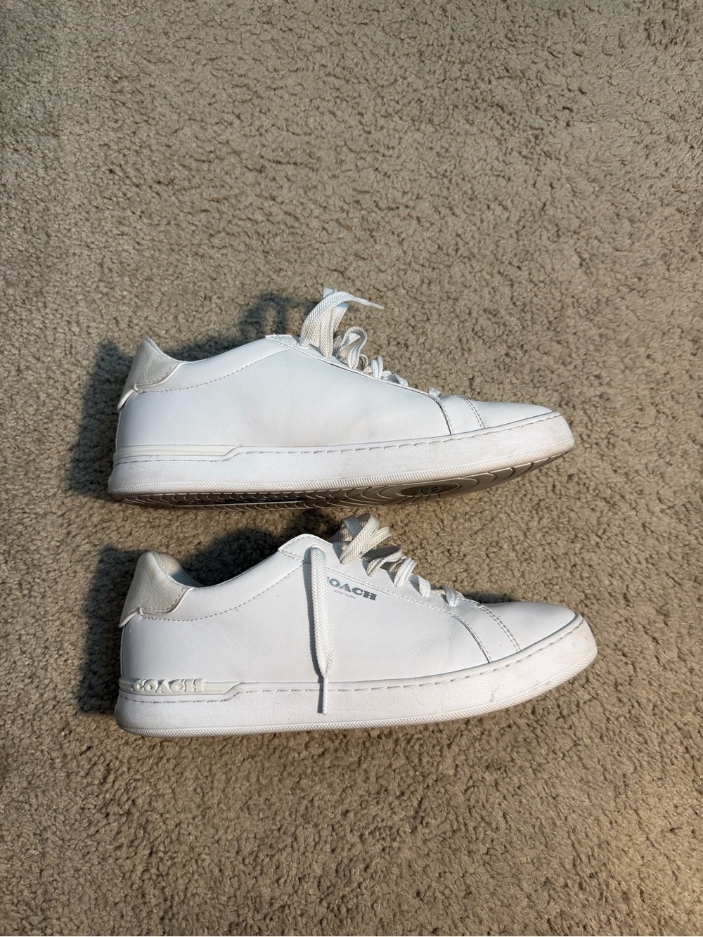 Coach White Leather Sneakers